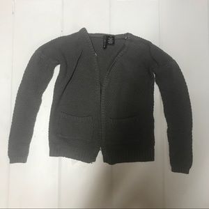 MISS UNDERSTOOD | Girls grey cardigan sweater M